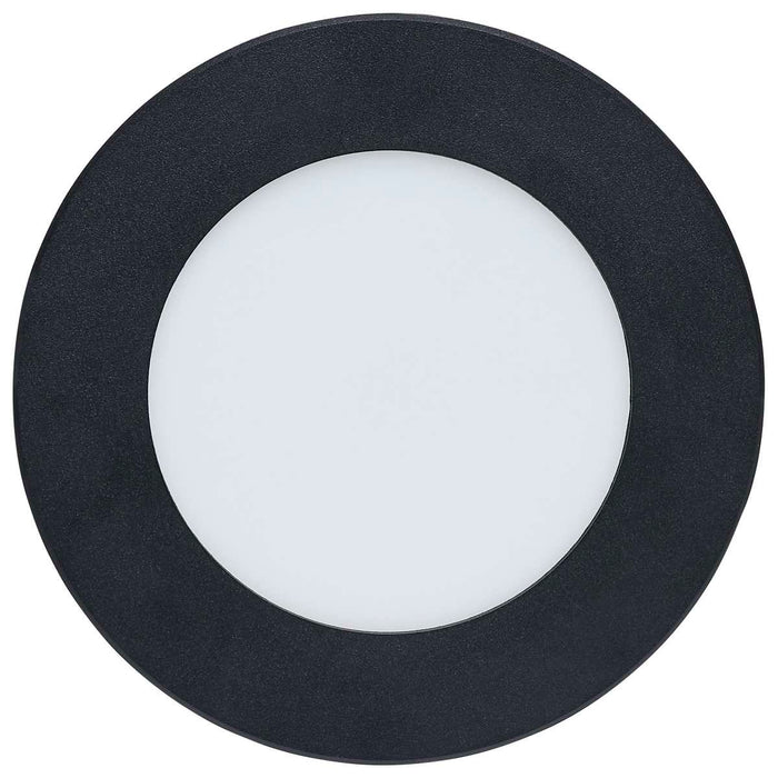 Remote Driver LED Downlight Satco S11685 8 Watt LED Direct Wire Performer Series Downlight - Remote Driver - 4 Inch - 27K/3K/35K/4K/5K CCT Selectable - Round - Flat Face - Black Finish Satco