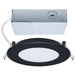 Remote Driver LED Downlight Satco S11685 8 Watt LED Direct Wire Performer Series Downlight - Remote Driver - 4 Inch - 27K/3K/35K/4K/5K CCT Selectable - Round - Flat Face - Black Finish Satco