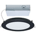 Remote Driver LED Downlight Satco S11686 11 Watt LED Direct Wire Performer Series Downlight - Remote Driver - 6 Inch - 27K/3K/35K/4K/5K CCT Selectable - Round - Flat Face - Black Finish Satco