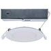 Remote Driver LED Downlight Satco S11690 8/12 Watt LED Direct Wire Downlight - 27K/3K/35K/4K/5K CCT - Remote Driver - 4 Inch - Round - Flat Face - White Finish - 120-277 Volt - Dual Dimming Satco
