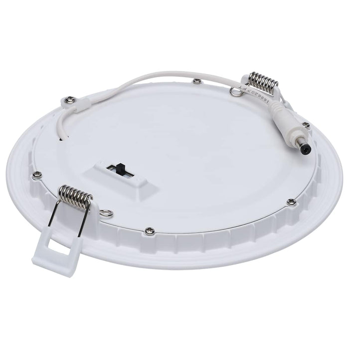 Remote Driver LED Downlight Satco S11691 11/15 Watt - LED Direct Wire Downlight - 27K/3K/35K/4K/5K CCT - Remote Driver - 6 Inch - Round - Flat Face - White Finish - 120-277 Volt - Dual Dimming Satco