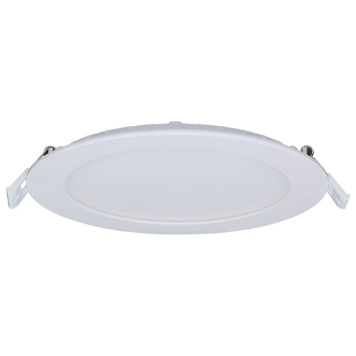 Remote Driver LED Downlight Satco S11691 11/15 Watt - LED Direct Wire Downlight - 27K/3K/35K/4K/5K CCT - Remote Driver - 6 Inch - Round - Flat Face - White Finish - 120-277 Volt - Dual Dimming Satco