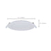 Remote Driver LED Downlight Satco S11691 11/15 Watt - LED Direct Wire Downlight - 27K/3K/35K/4K/5K CCT - Remote Driver - 6 Inch - Round - Flat Face - White Finish - 120-277 Volt - Dual Dimming Satco