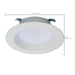 Downlight Retrofit Satco S11800R1 6.7 Watt LED Downlight Retrofit - 4 Inches - CCT Selectable - Round - White Finish - 120 Volt Satco