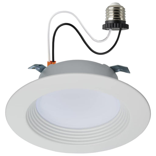 Downlight Retrofit Satco S11800R1 6.7 Watt LED Downlight Retrofit - 4 Inches - CCT Selectable - Round - White Finish - 120 Volt Satco