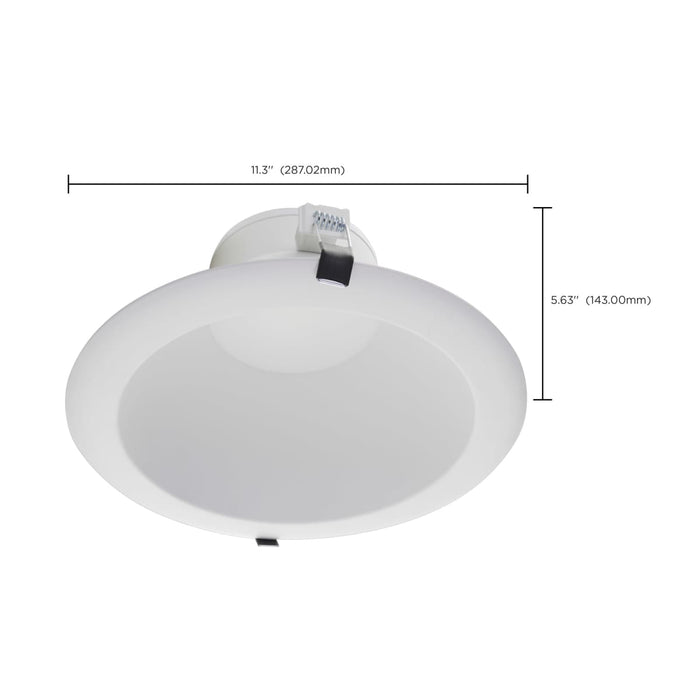 Commercial Downlight Retrofit Satco S11813 46 Watt Commercial LED Downlight - 10 in. - Color Adjustable - Lumen Adjustable - 120-277 volt Satco