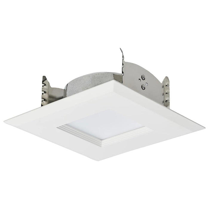 Downlight Retrofit Satco S11820R1 6.7 Watt LED Downlight Retrofit - 4 Inches - CCT Selectable - Square - White Finish - 120 Volt Satco