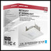 Downlight Retrofit Satco S11820R1 6.7 Watt LED Downlight Retrofit - 4 Inches - CCT Selectable - Square - White Finish - 120 Volt Satco