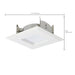 Downlight Retrofit Satco S11820R1 6.7 Watt LED Downlight Retrofit - 4 Inches - CCT Selectable - Square - White Finish - 120 Volt Satco