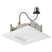Downlight Retrofit Satco S11820R1 6.7 Watt LED Downlight Retrofit - 4 Inches - CCT Selectable - Square - White Finish - 120 Volt Satco