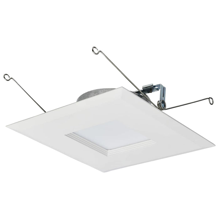 Downlight Retrofit Satco S11821R1 9 Watt LED Downlight Retrofit - 5-6 Inches - CCT Selectable - Square - White Finish - 120 Volt Satco