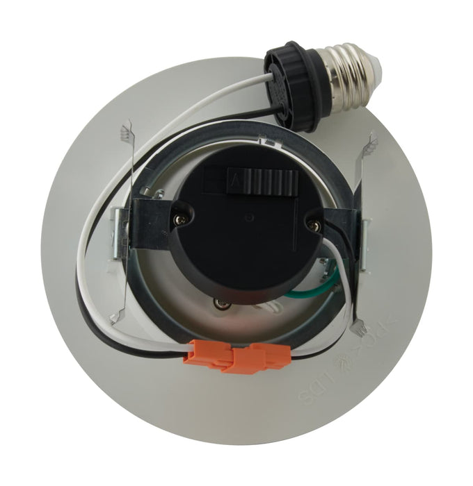 Downlight Retrofit Satco S11822 7.5 Watt LED Directional Retrofit Downlight - Gimbaled - 4 in. - Adjustable Color Temperature - 60 deg. Beam Angle - 120 Volt Satco