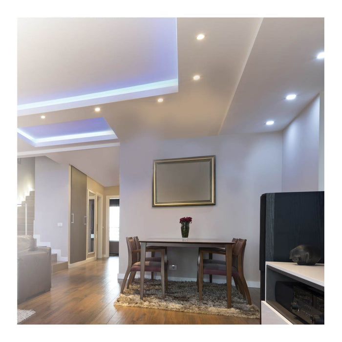 Downlight Retrofit Satco S11822 7.5 Watt LED Directional Retrofit Downlight - Gimbaled - 4 in. - Adjustable Color Temperature - 60 deg. Beam Angle - 120 Volt Satco