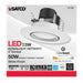 Downlight Retrofit Satco S11822 7.5 Watt LED Directional Retrofit Downlight - Gimbaled - 4 in. - Adjustable Color Temperature - 60 deg. Beam Angle - 120 Volt Satco