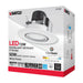 Downlight Retrofit Satco S11822 7.5 Watt LED Directional Retrofit Downlight - Gimbaled - 4 in. - Adjustable Color Temperature - 60 deg. Beam Angle - 120 Volt Satco