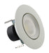 Downlight Retrofit Satco S11822 7.5 Watt LED Directional Retrofit Downlight - Gimbaled - 4 in. - Adjustable Color Temperature - 60 deg. Beam Angle - 120 Volt Satco