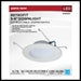 Downlight Retrofit Satco S11825R1 13.7 Watt LED Downlight Retrofit - 5-6 Inches - CCT Selectable - Round - White Finish - 120 Volt Satco