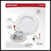 Downlight Retrofit Satco S11825R1 13.7 Watt LED Downlight Retrofit - 5-6 Inches - CCT Selectable - Round - White Finish - 120 Volt Satco