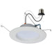 Downlight Retrofit Satco S11825R1 13.7 Watt LED Downlight Retrofit - 5-6 Inches - CCT Selectable - Round - White Finish - 120 Volt Satco