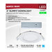 Direct Wire LED Downlight Satco S11826R1 10 Watt LED Direct Wire Downlight - Edge-lit - 4-Inch - CCT Selectable - Round - Remote Driver Satco