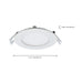 Direct Wire LED Downlight Satco S11826R1 10 Watt LED Direct Wire Downlight - Edge-lit - 4-Inch - CCT Selectable - Round - Remote Driver Satco