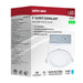 Direct Wire LED Downlight Satco S11827R1 12 Watt LED Direct Wire Downlight - Edge-lit - 6-Inch - CCT Selectable - Round - Remote Driver Satco