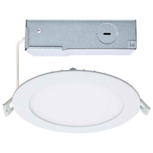 Direct Wire LED Downlight Satco S11827R1 12 Watt LED Direct Wire Downlight - Edge-lit - 6-Inch - CCT Selectable - Round - Remote Driver Satco
