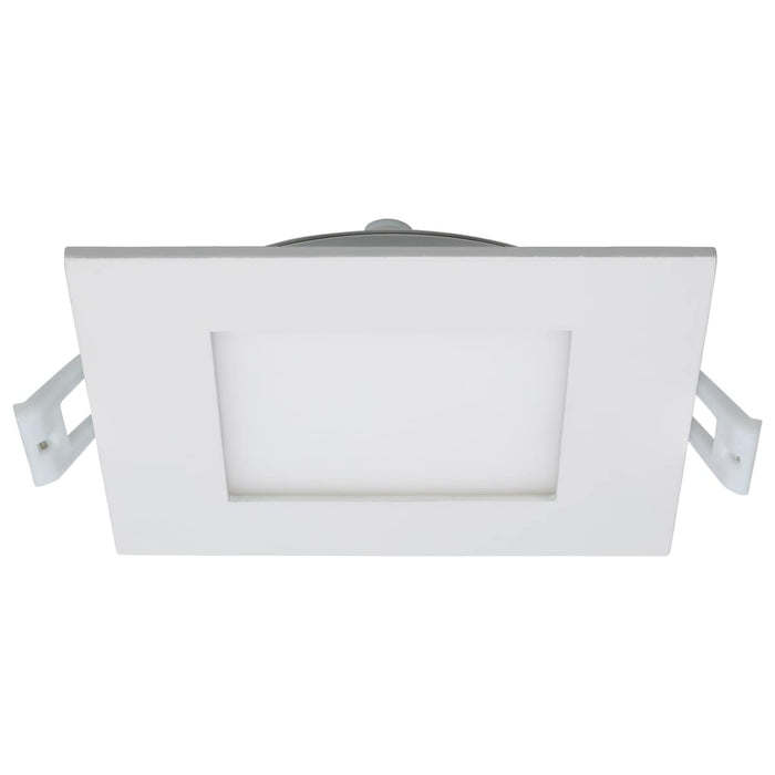 Direct Wire LED Downlight Satco S11829R1 10 Watt LED Direct Wire Downlight - Edge-lit - 4-Inch - CCT Selectable - Square - Remote Driver Satco