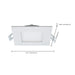Direct Wire LED Downlight Satco S11829R1 10 Watt LED Direct Wire Downlight - Edge-lit - 4-Inch - CCT Selectable - Square - Remote Driver Satco