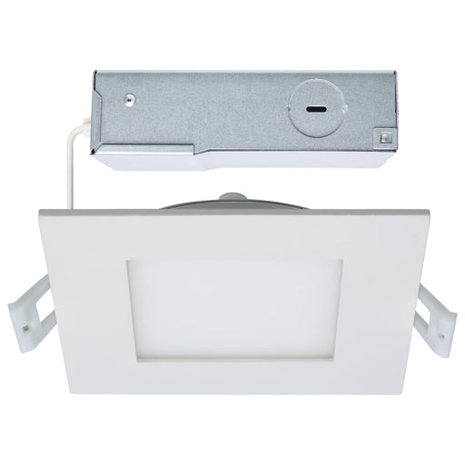 Direct Wire LED Downlight Satco S11829R1 10 Watt LED Direct Wire Downlight - Edge-lit - 4-Inch - CCT Selectable - Square - Remote Driver Satco