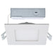 Direct Wire LED Downlight Satco S11829R1 10 Watt LED Direct Wire Downlight - Edge-lit - 4-Inch - CCT Selectable - Square - Remote Driver Satco
