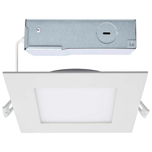 Direct Wire LED Downlight Satco S11830R1 12 Watt LED Direct Wire Downlight - Edge-lit - 6-Inch - CCT Selectable - Square - Remote Driver Satco