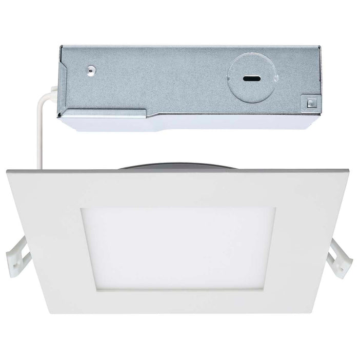 Direct Wire LED Downlight Satco S11830R1 12 Watt LED Direct Wire Downlight - Edge-lit - 6-Inch - CCT Selectable - Square - Remote Driver Satco