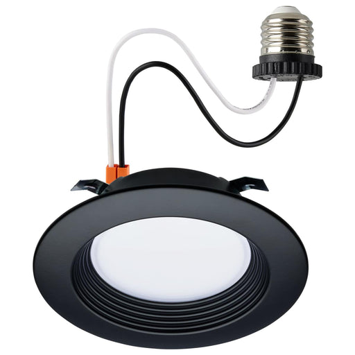 Downlight Retrofit Satco S11832R1 6.7 Watt - LED Downlight Retrofit - 4 Inch - CCT Selectable - 120 Volts - Black Finish Satco
