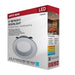 Downlight Retrofit Satco S11833R1 6.7 Watt - LED Downlight Retrofit - 4 Inch - CCT Selectable - 120 Volts - Brushed Nickel Finish Satco