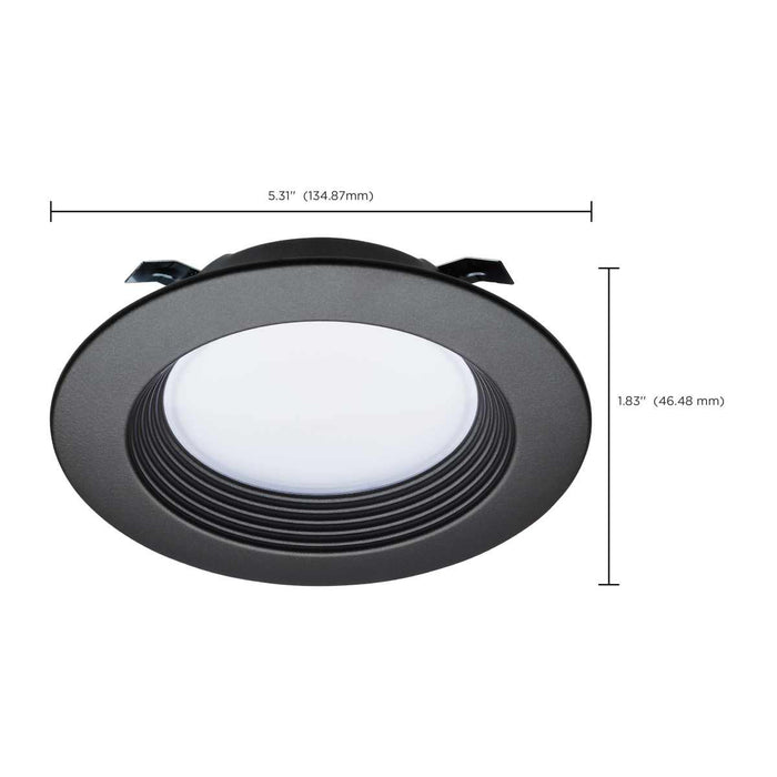 Downlight Retrofit Satco S11834R1 6.7 Watt - LED Downlight Retrofit - 4 Inch - CCT Selectable - 120 Volts - Bronze Finish Satco