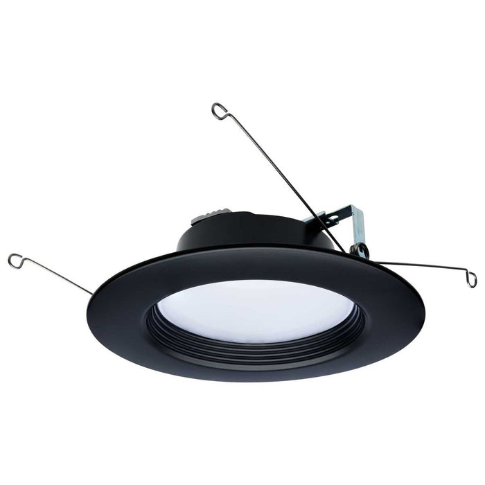 Downlight Retrofit Satco S11835R1 9 Watt - LED Downlight Retrofit - 5-6 Inch - CCT Selectable - 120 Volts - Black Finish Satco