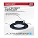 Downlight Retrofit Satco S11835R1 9 Watt - LED Downlight Retrofit - 5-6 Inch - CCT Selectable - 120 Volts - Black Finish Satco