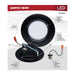 Downlight Retrofit Satco S11835R1 9 Watt - LED Downlight Retrofit - 5-6 Inch - CCT Selectable - 120 Volts - Black Finish Satco