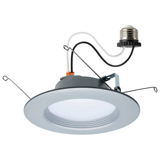 Downlight Retrofit Satco S11836R1 9 Watt - LED Downlight Retrofit - 5-6 Inch - CCT Selectable - 120 Volts - Brushed Nickel Finish Satco