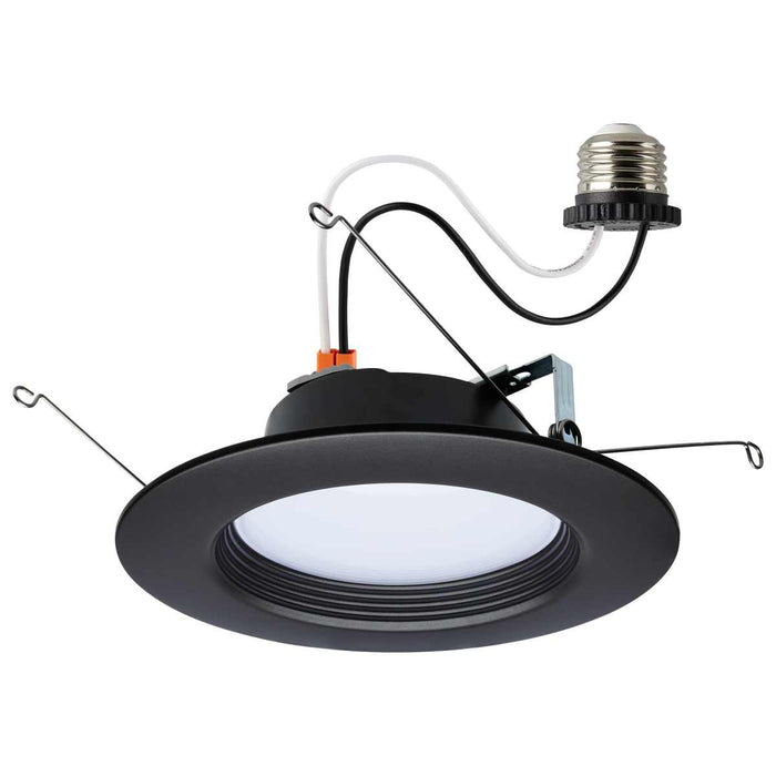 Downlight Retrofit Satco S11837R1 9 Watt - LED Downlight Retrofit - 5-6 Inch - CCT Selectable - 120 Volts - Bronze Finish Satco
