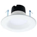 Downlight Retrofit Satco S11838 6.5 Watt LED Downlight Retrofit - 4 Inch Baffle - CCT Selectable - 12 Volts - Matte White Finish Satco