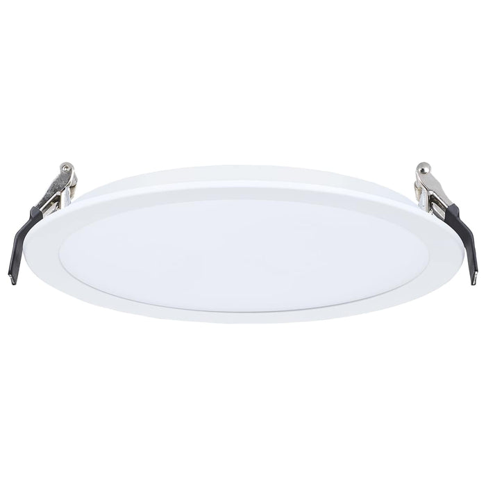 Direct Wire LED Downlight Satco S11847 20 Watt - 8 Inch LED Direct Wire Downlight - Remote Driver - CCT Selectable - Dual Dimming - Flat Face - Round - White Finish Satco