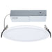 Direct Wire LED Downlight Satco S11847 20 Watt - 8 Inch LED Direct Wire Downlight - Remote Driver - CCT Selectable - Dual Dimming - Flat Face - Round - White Finish Satco