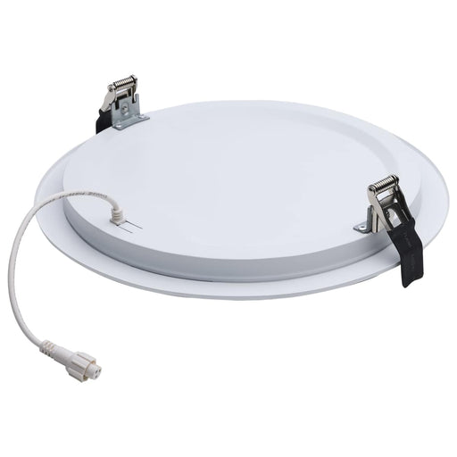 Direct Wire LED Downlight Satco S11848 30 Watt - 10 Inch LED Direct Wire Downlight - Remote Driver - CCT Selectable - Dual Dimming - Flat Face - Round - White Finish Satco