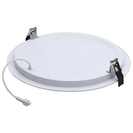 Direct Wire LED Downlight Satco S11849 38 Watt - 12 Inch LED Direct Wire Downlight - Remote Driver - CCT Selectable - Dual Dimming - Flat Face - Round - White Finish Satco