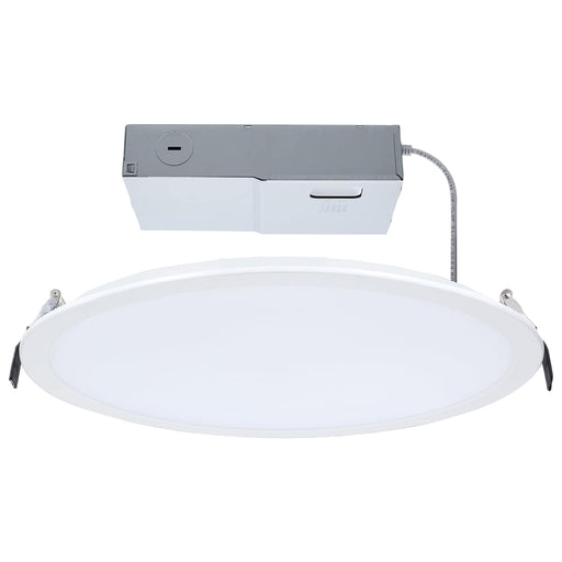 Direct Wire LED Downlight Satco S11849 38 Watt - 12 Inch LED Direct Wire Downlight - Remote Driver - CCT Selectable - Dual Dimming - Flat Face - Round - White Finish Satco