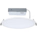 Direct Wire LED Downlight Satco S11849 38 Watt - 12 Inch LED Direct Wire Downlight - Remote Driver - CCT Selectable - Dual Dimming - Flat Face - Round - White Finish Satco