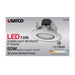 Direct Wire LED Downlight Satco S11855 7.5 Watt - LED Retrofit Downlight - Gimbaled - 120 Volt - CCT Selectable - Brushed Nickel Finish Satco
