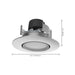 Direct Wire LED Downlight Satco S11855 7.5 Watt - LED Retrofit Downlight - Gimbaled - 120 Volt - CCT Selectable - Brushed Nickel Finish Satco